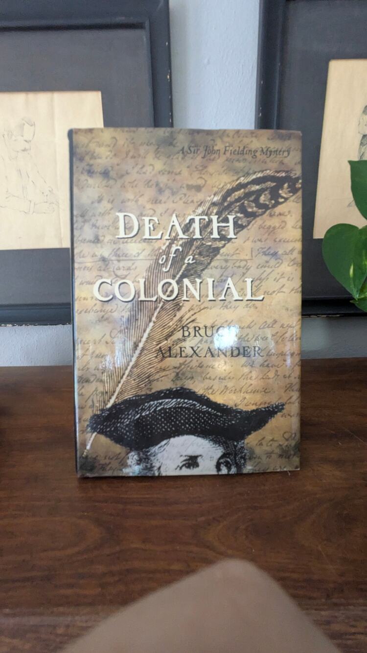 Bruce Alexander Death of a Colonial 1999 First Edition HC DJ